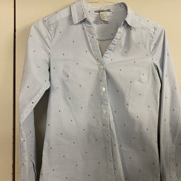 Cherries pattern womans shirt - Picture 1 of 3